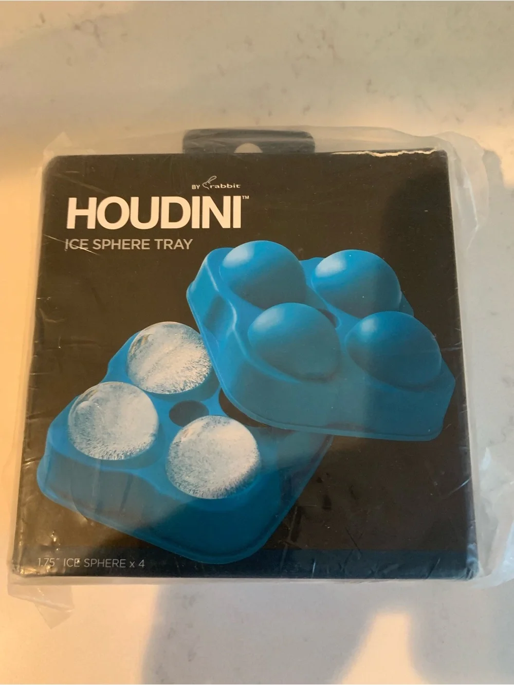 Houdini Ice Sphere Tray – Makes 4 Large Ice Spheres – Brand New Sealed